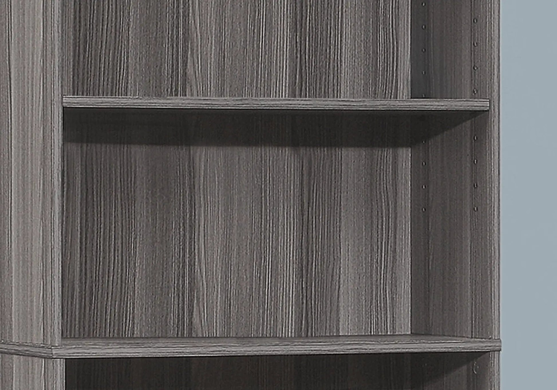 6-tier bookshelf in dark gray woodgrain for office by Unique Piece Furniture on Tampa Home & Garden Store