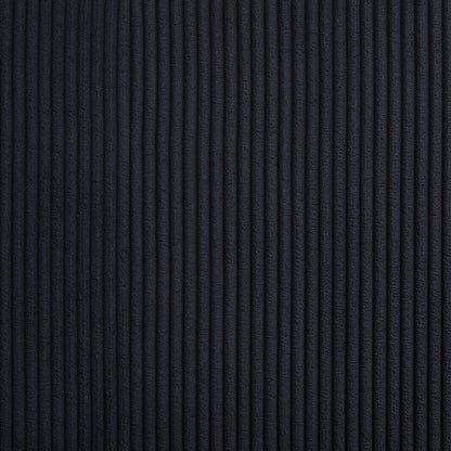 Judah Flame Visualizer Bed upholstery fabric swatch in dark navy corduroy texture on Tampa Home & Garden Store