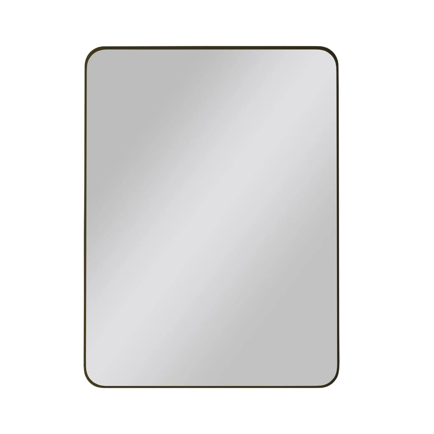 Rectangular Wall Mirror with Metal Frame