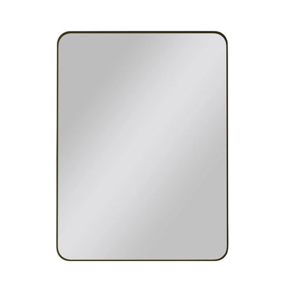 Rectangular Wall Mirror with Metal Frame