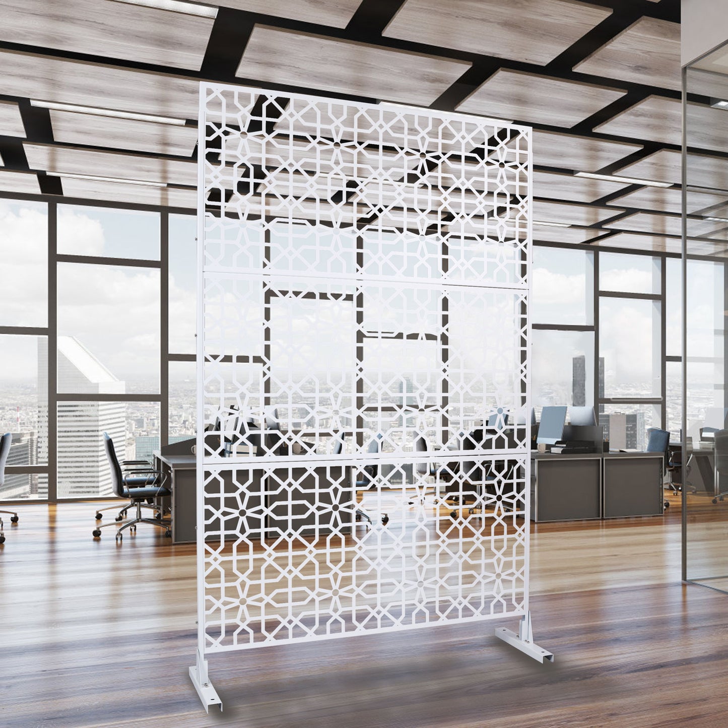 Metal Indoor and Outdoor Privacy Screen Divider
