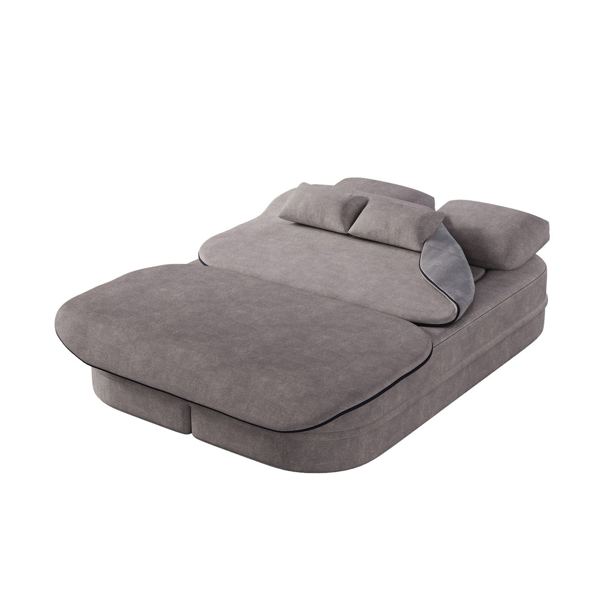 Foldable Sofa Bed with a Multi Functional Blanket