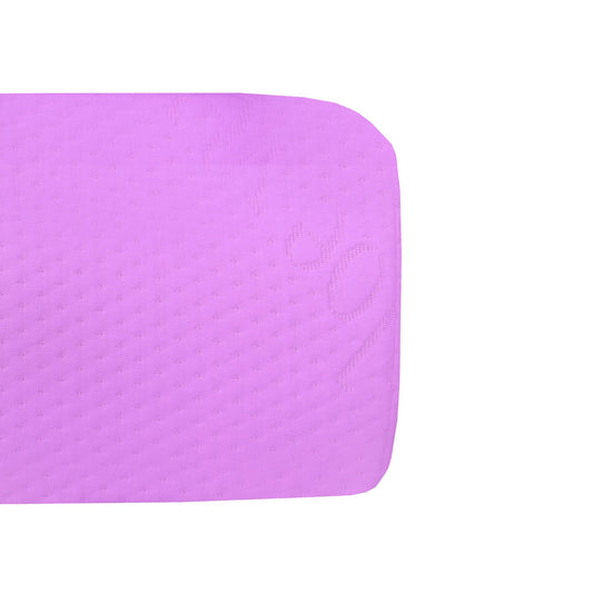 HouseOfZazla pink aloe vera cover fabric close-up for 6-inch memory foam mattress in a box on Tampa Home & Garden Store