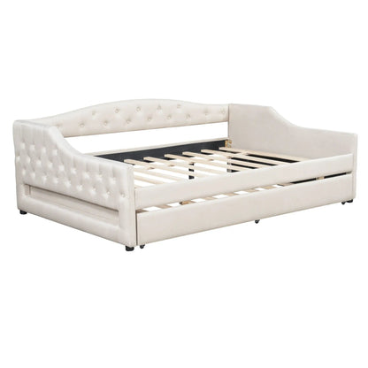 Daybed With LED Lighting and Upholstered Frame