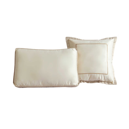 Rings and Reversible Matte Satin Comforter Set
