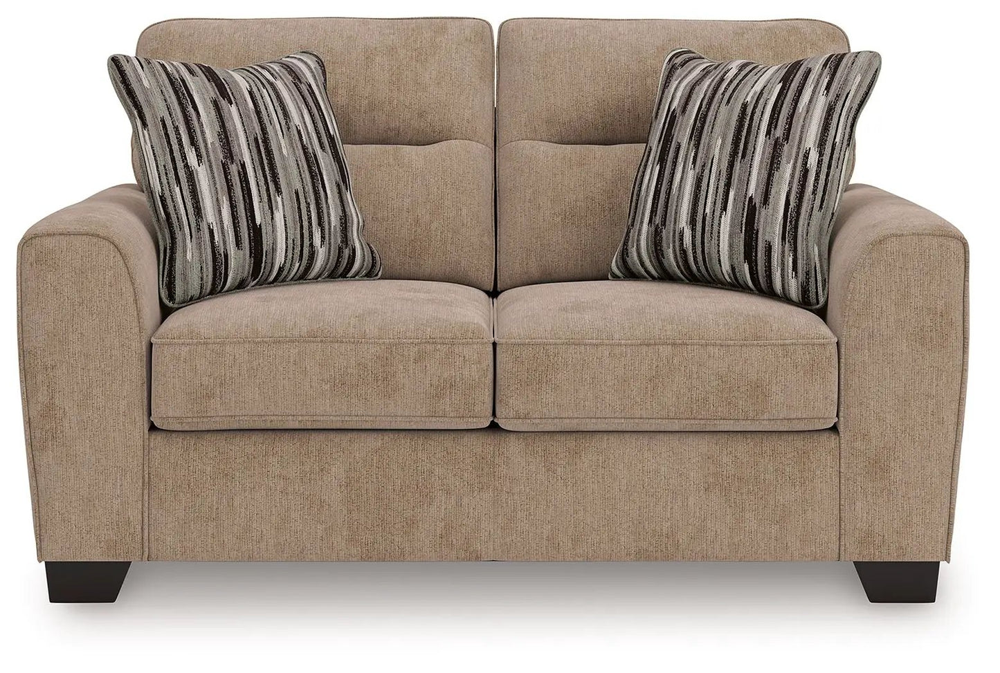 Olten Loveseat in Mocha Upholstery, Cozy