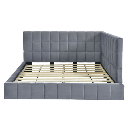 the Elegant Mid Century Modern Velvet Daybed