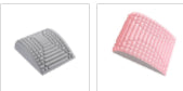 Back stretcher pillow massager Perfecsy for neck and lumbar support in gray and pink variants on Tampa Home & Garden Store