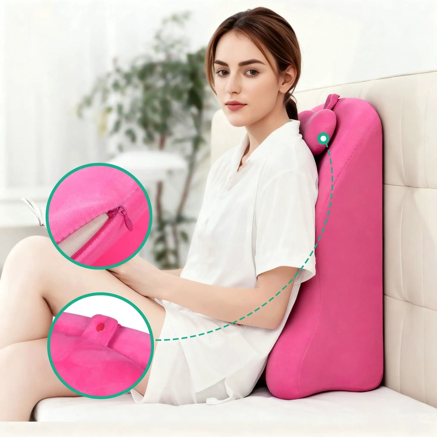 Ergonomic Posture Pillow for Spine Alignment