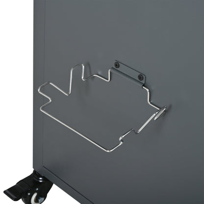 Foldable Outdoor Prep Cart and Storage Shelf