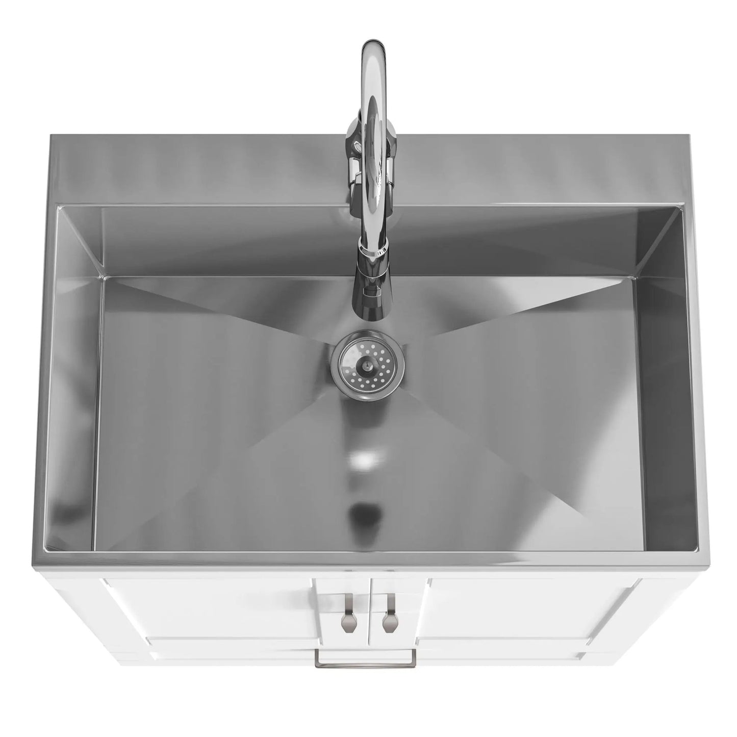 Reed Deluxe Laundry Cabinet with Pull-Out Faucet