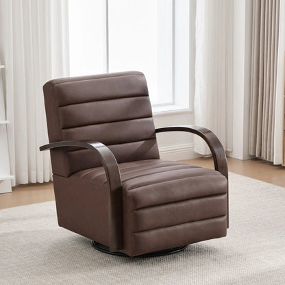 360 Degree Swivel Accent Chair Armrests Comfy