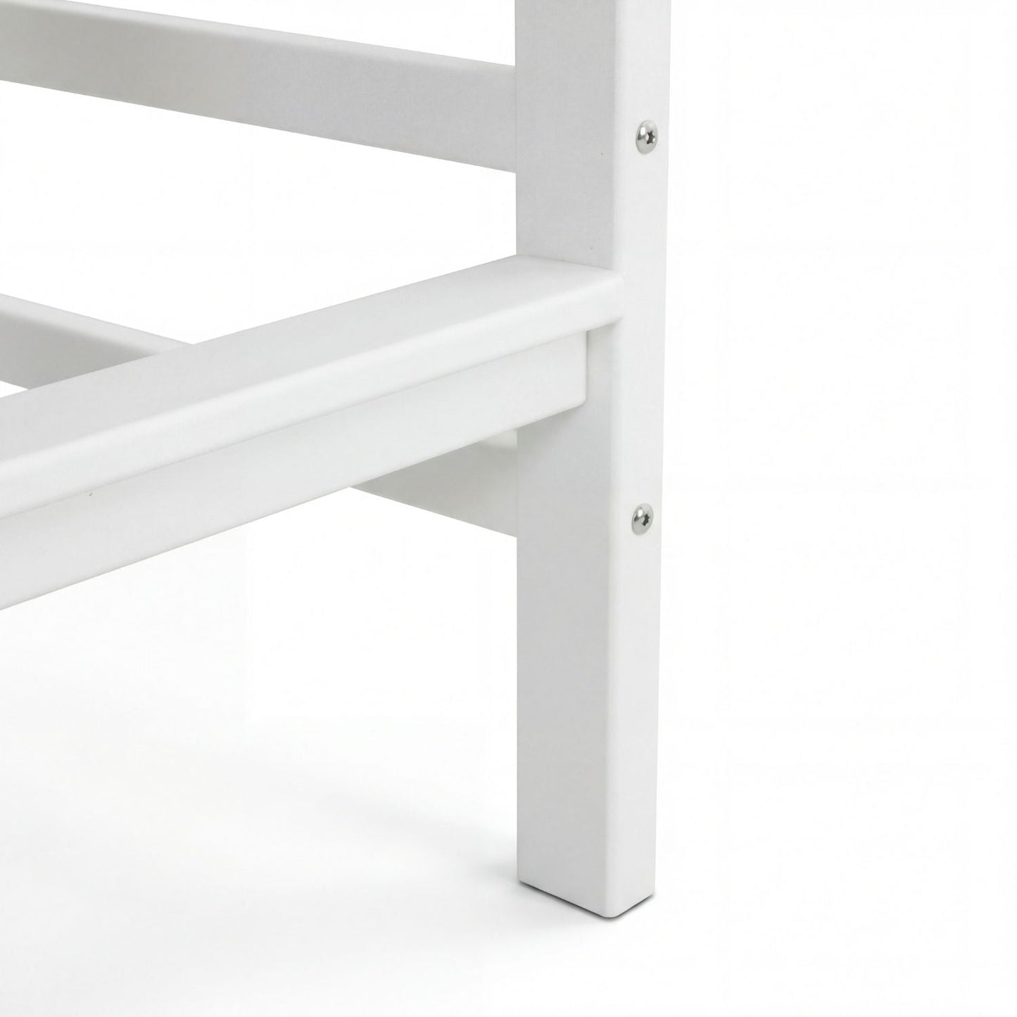 White Bar Height Adirondack Chair and Cup Holder