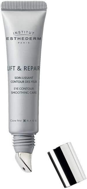 Institut Esthederm Eye Contour Cream Lift & Repair silver tube, 15ml with cap, Paris on Tampa Home & Garden Store