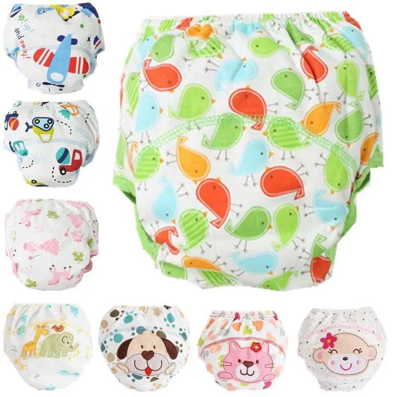 Stevvex cloth diaper multi-pack with assorted colorful prints; reusable baby nappies displayed on Tampa Home & Garden Store