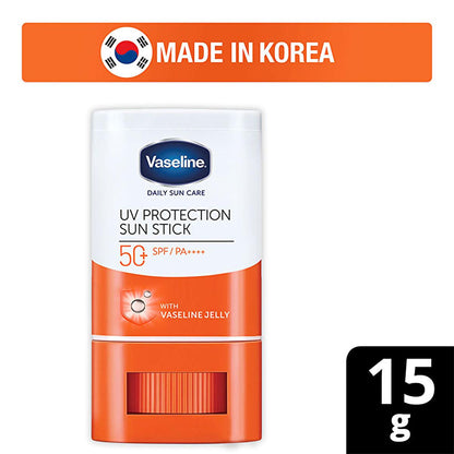 Vaseline UV Protection Sun Stick SPF 50+ with Vaseline Jelly, 15 g, for face and body sun care on Tampa Home & Garden Store