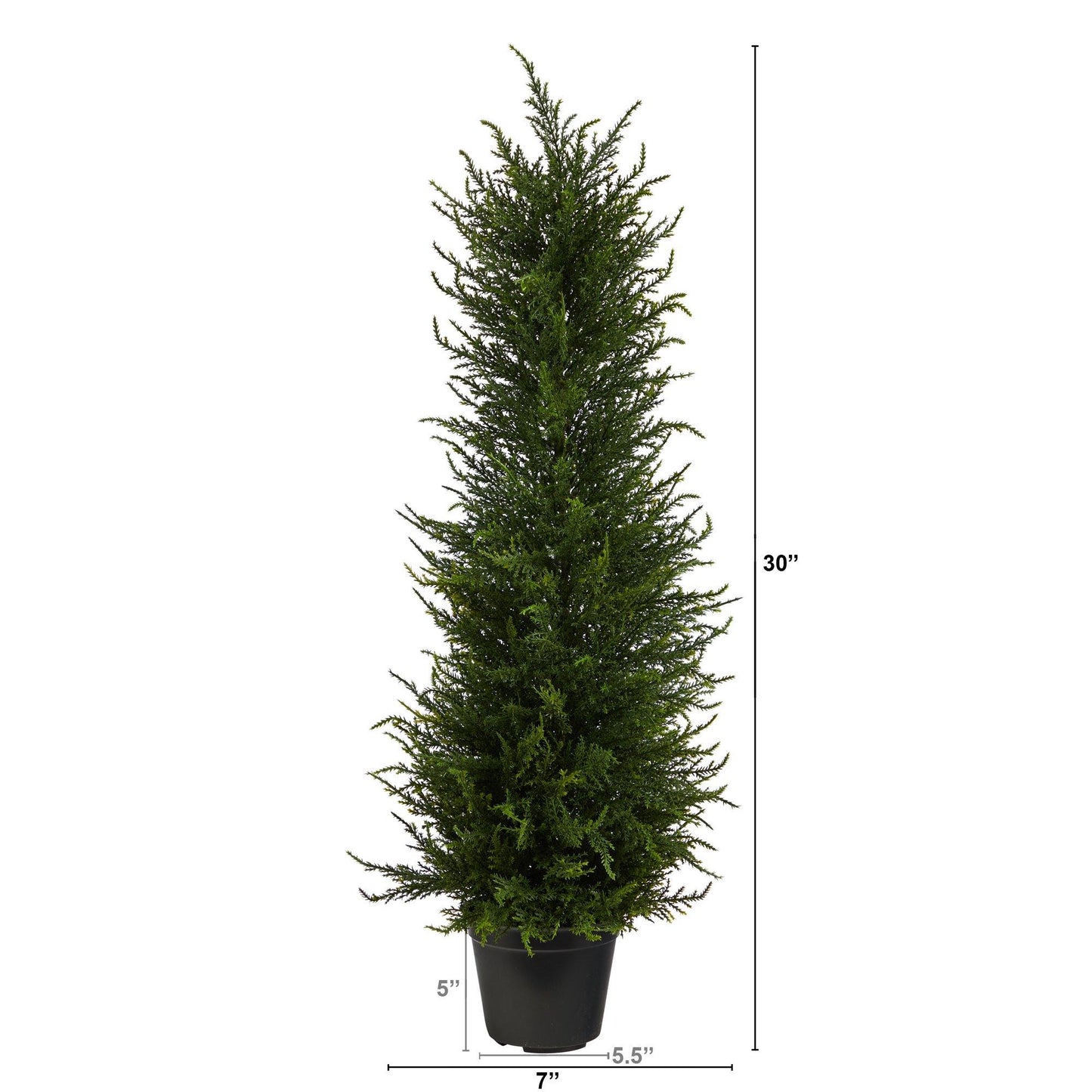 2.5’ Cypress Artificial Tree UV Resistant (Indoor/Outdoor) - Tampa Home & Garden Store