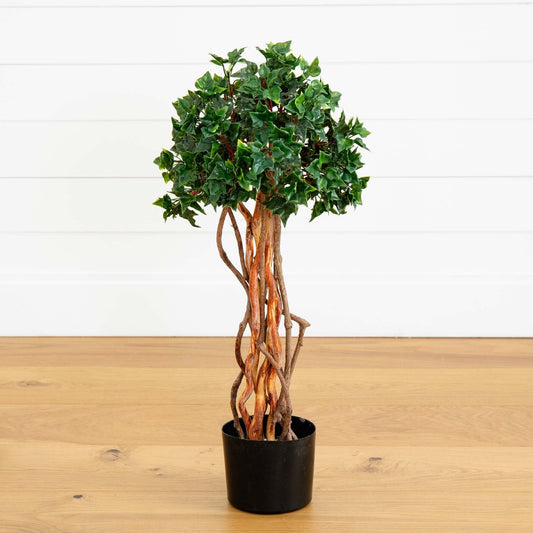 2.5’ English Ivy Topiary UV Resistant (Indoor/Outdoor) - Tampa Home & Garden Store