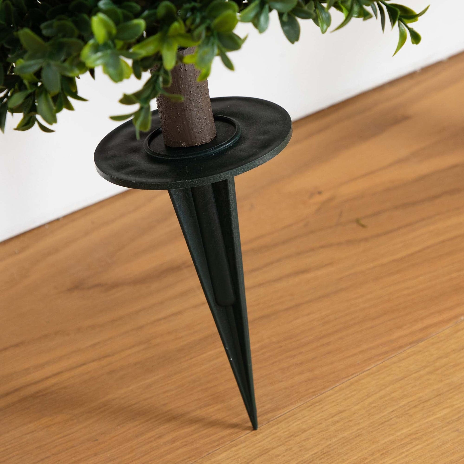 2.5' UV Resistant Artificial Boxwood Plant with Integrated Ground Stake (Indoor/Outdoor) - Set of 2 - Tampa Home & Garden Store