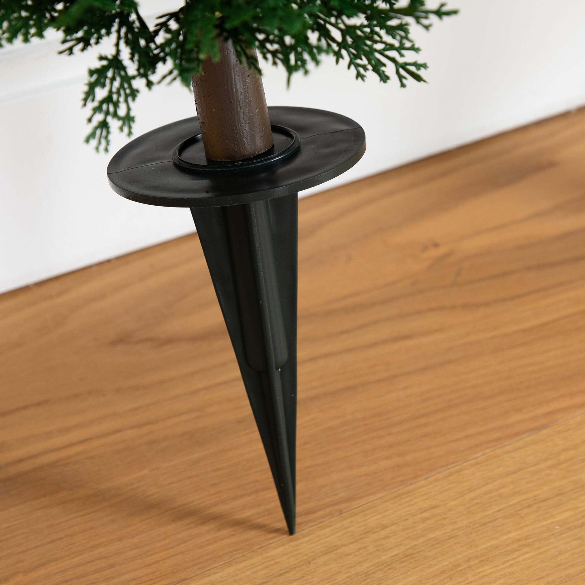 2.5' UV Resistant Artificial Cedar Plant with Integrated Ground Stake (Indoor/Outdoor) - Set of 2 - Tampa Home & Garden Store