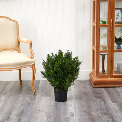 2’ Artificial Cedar Bush (Indoor/Outdoor) - Tampa Home & Garden Store