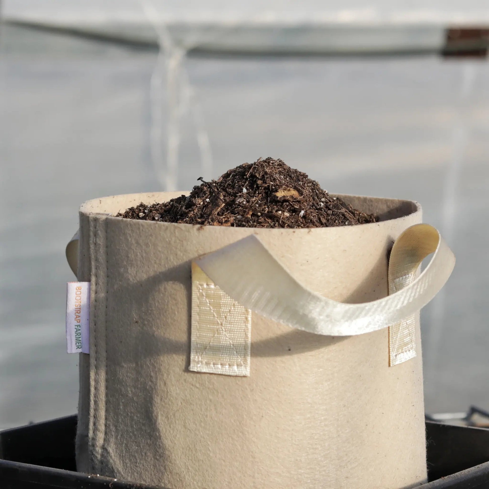 2 Gal Grow Bag - Tan - Tampa soil911.com