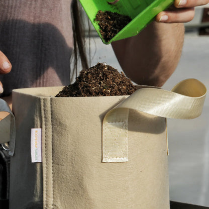 2 Gal Grow Bag - Tan - Tampa soil911.com