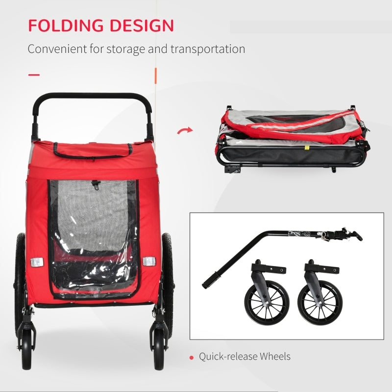 2-In-1 Pet Bike Trailer Stroller - Tampa Home & Garden Store