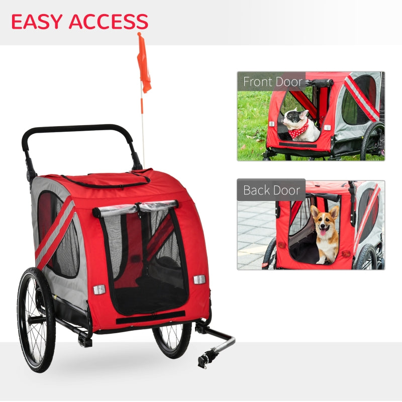 2-In-1 Pet Bike Trailer Stroller - Tampa Home & Garden Store