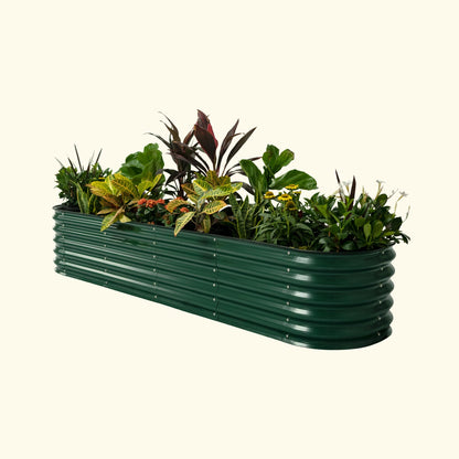 17" Tall Large Raised Garden Bed Kit |  9 in 1 Modular Metal - Tampa soil911.com