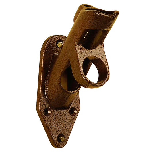 2-Position Aluminum House Flag Bracket, Antique Copper Finish - Tampa Home & Garden Store