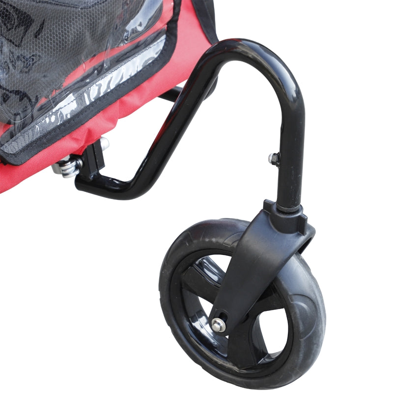 2-in-1, 3 Wheel Pet Jogging Stroller Bike Trailer - Tampa Home & Garden Store