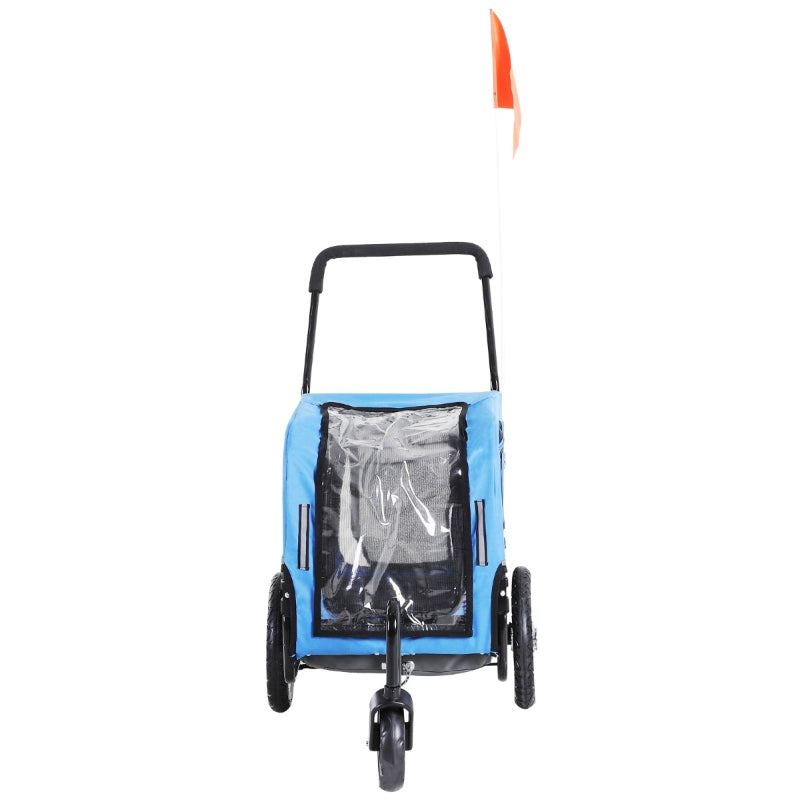 2-in-1, 3 Wheel Pet Jogging Stroller Bike Trailer - Tampa Home & Garden Store