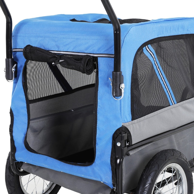 2-in-1, 3 Wheel Pet Jogging Stroller Bike Trailer - Tampa Home & Garden Store