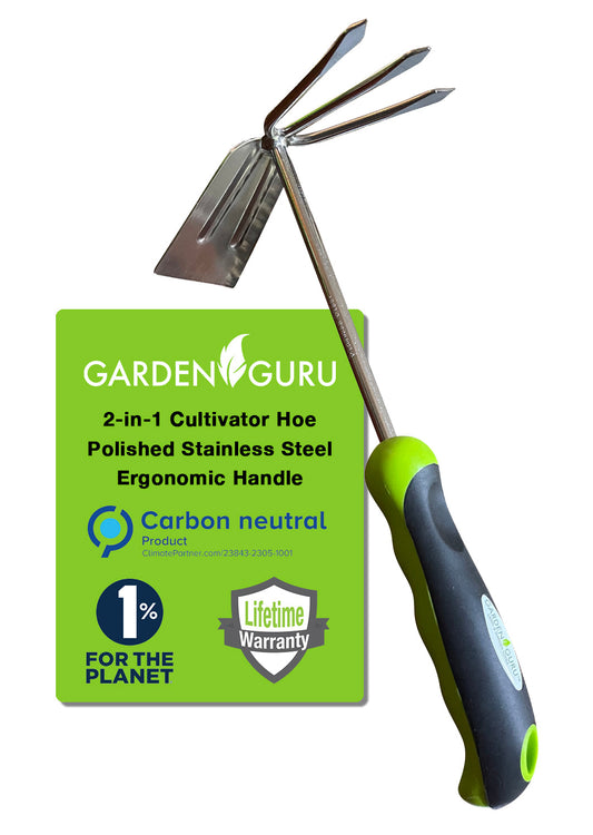 2-in-1 Garden Cultivator Rake Hoe Tiller Tool - Tampa Home & Garden Store