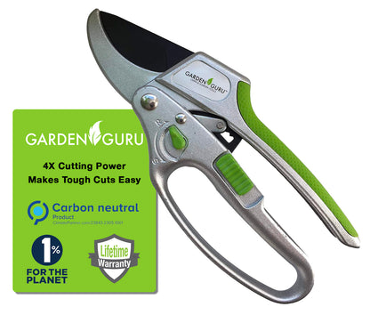 2-in-1 Garden Ratchet Pruning Shears Clippers - Tampa Home & Garden Store