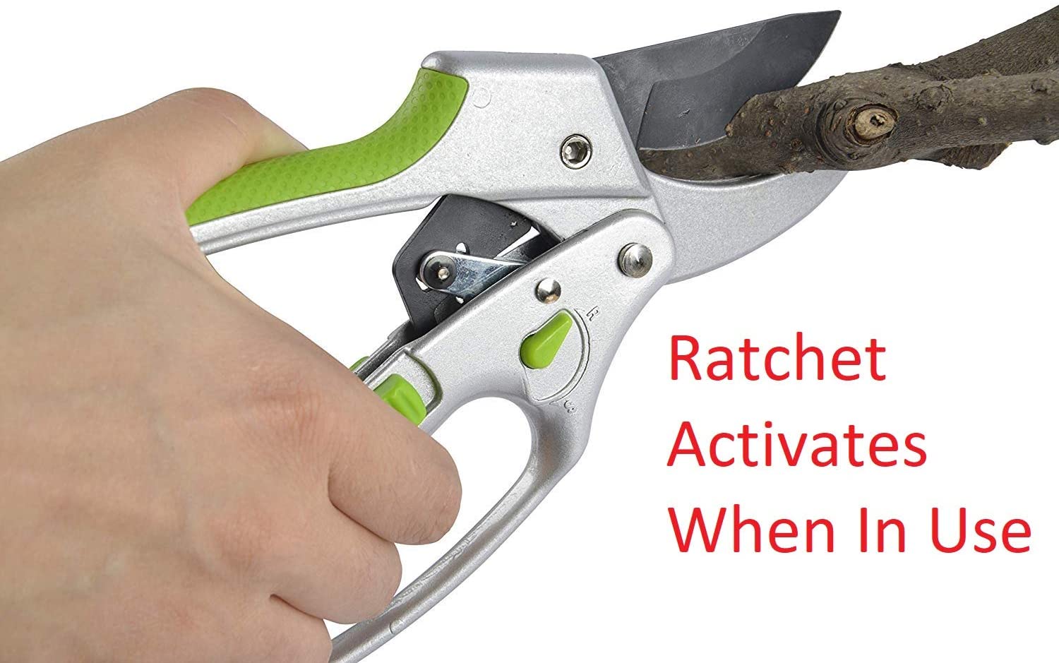 2-in-1 Garden Ratchet Pruning Shears Clippers - Tampa Home & Garden Store