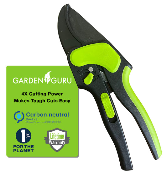2-in-1 Ratchet Pruning Garden Shears Clippers - Tampa Home & Garden Store