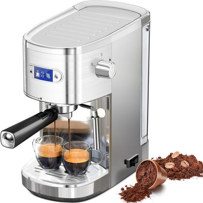 Cafetera 2 en 1 para café expreso y capuchino automático CM8054