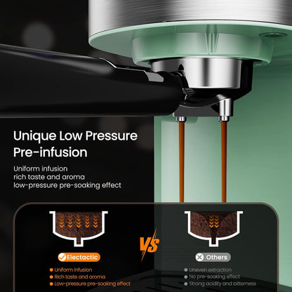 Cafetera 2 en 1 para café expreso y capuchino automático CM8054