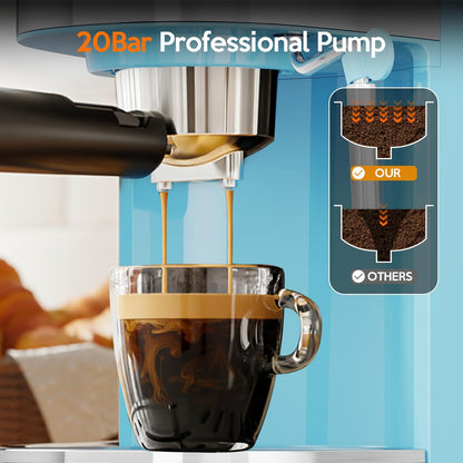 Cafetera 2 en 1 para café expreso y capuchino automático CM8054