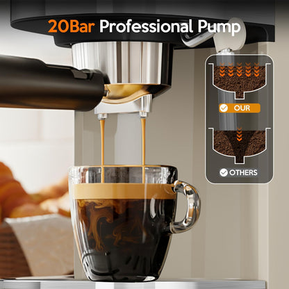Cafetera 2 en 1 para café expreso y capuchino automático CM8054