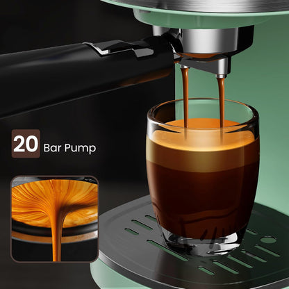 Cafetera 2 en 1 para café expreso y capuchino automático CM8054