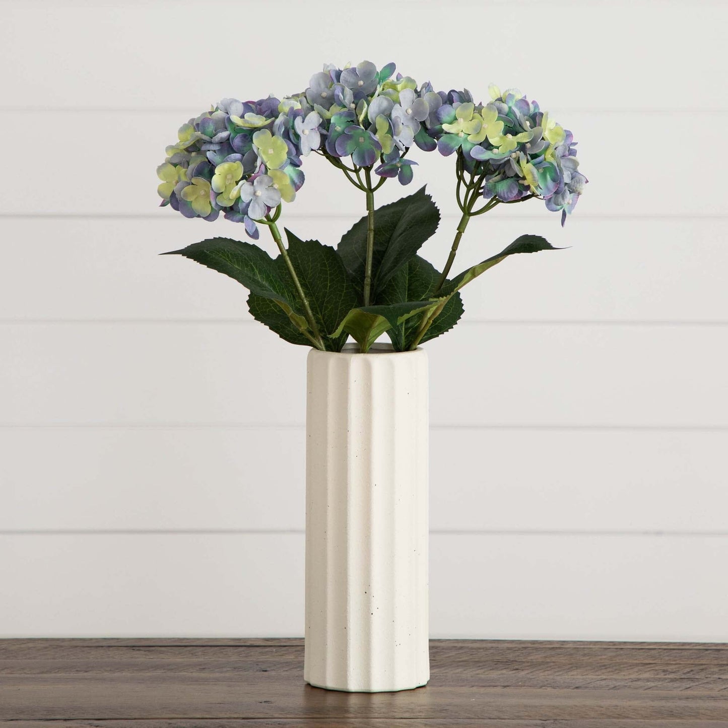 20" Artificial Hydrangea Flower Stems- Set of 3 - Tampa Home & Garden Store
