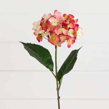 20" Artificial Hydrangea Flower Stems- Set of 3 - Tampa Home & Garden Store