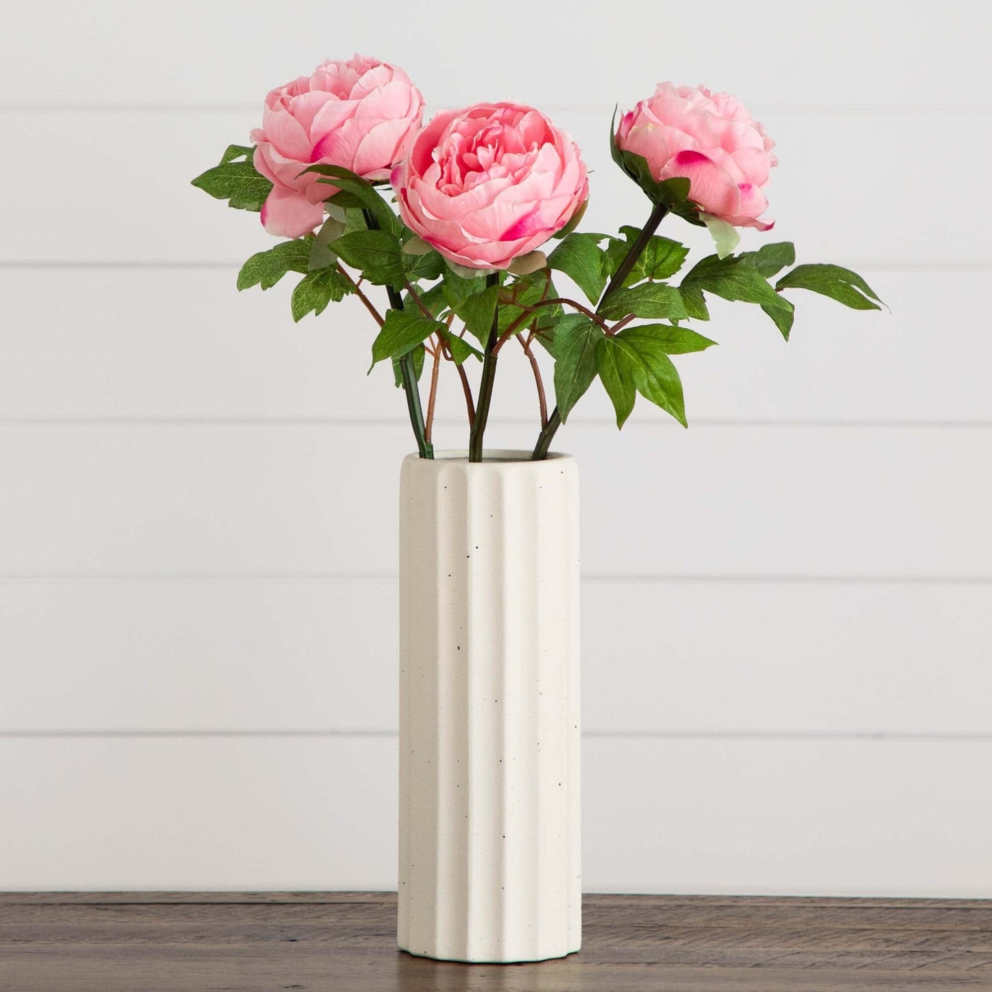 20"Artificial Peony Flower Stems - Set of 3 - Tampa Home & Garden Store