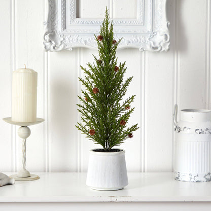 20'' Cedar Pine “Natural Look” Artificial Christmas Tree - Tampa Home & Garden Store