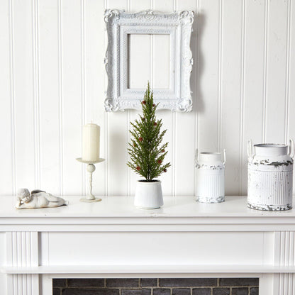 20'' Cedar Pine “Natural Look” Artificial Christmas Tree - Tampa Home & Garden Store