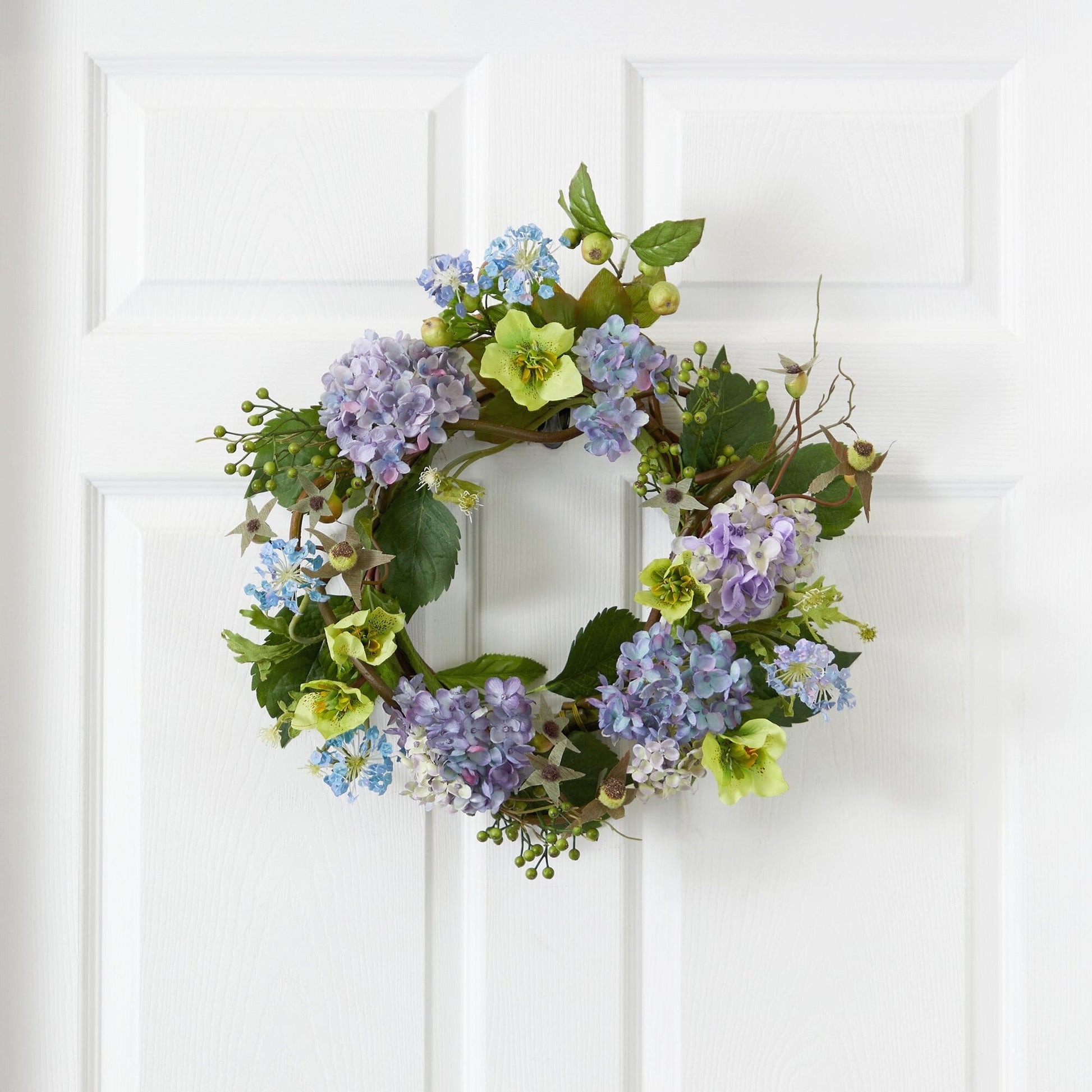 20" Hydrangea Wreath - Tampa Home & Garden Store