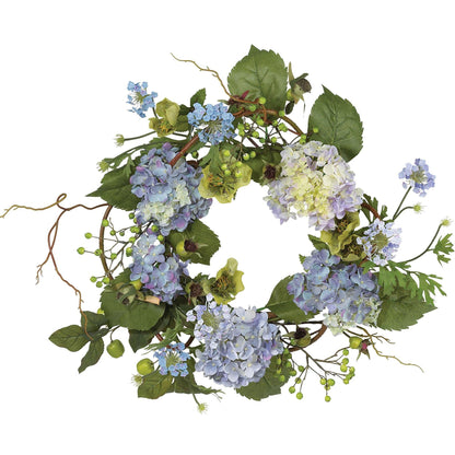 20" Hydrangea Wreath - Tampa Home & Garden Store